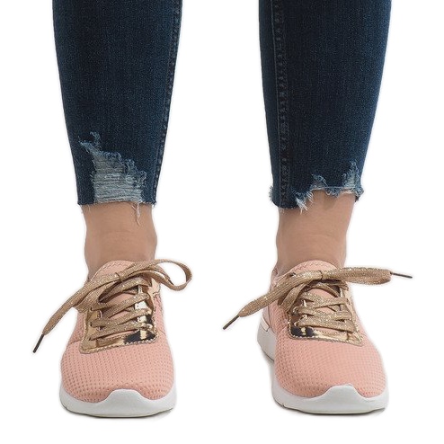 Růžové trenéry T511 růžový 2 Růžové trenéry T511 růžový 2