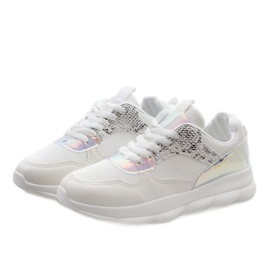 Bílé módní sportovní boty W-3097 bílý 1