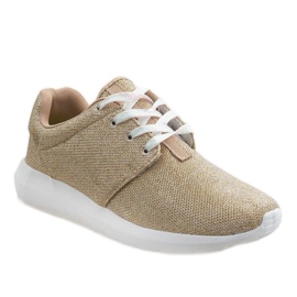 Zlaté lesklé sportovní boty B62-4 zlatý 1 Zlaté lesklé sportovní boty B62-4 zlatý 1