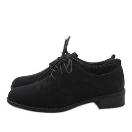 Černé jazzové boty, semišové boty C-7183 černá 3