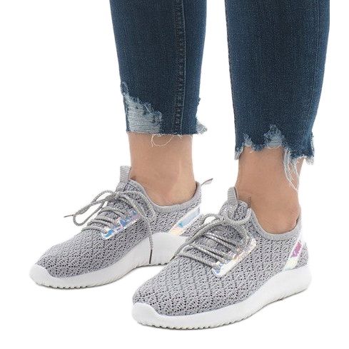 Šedá sportovní obuv G8347-1 1 Šedá sportovní obuv G8347-1 1