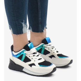 Černé tenisky módní sportovní obuv 2018-12 bílý černá 2