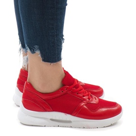 Červená módní sportovní obuv LS180406 červené 1