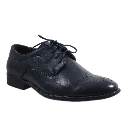Elegantní tmavě modré boty D181502B námořnická modř 1