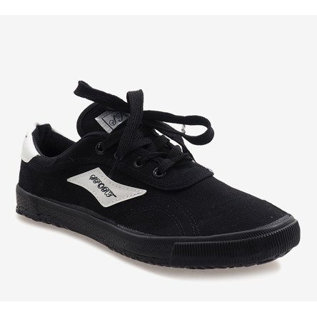 Pánské černé tenisky HW01 černý 1