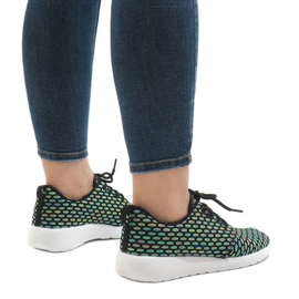 Černé sportovní boty 619 černá vícebarevný 1