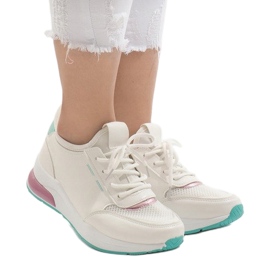 Vícebarevná módní sportovní obuv YM-31 L.GREEN bílý vícebarevný 1 Vícebarevná módní sportovní obuv YM-31 L.GREEN bílý vícebarevný 1