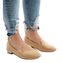 Velbloudí mokasíny balerínky ZHC-980 hnědý 1