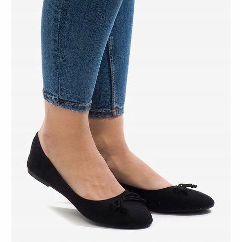 Černé balerínky 006-1 černá 2