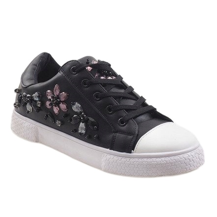 Černé tenisky K1709 černá 2