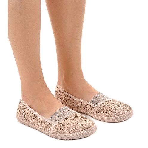 1148-Y růžové krajkové tenisky růžový 1 1148-Y růžové krajkové tenisky růžový 1