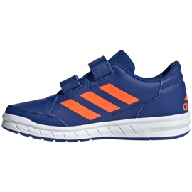 Boty adidas Altasport Cf K navy orange Jr G27086 modrý 1