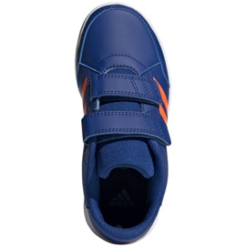 Boty adidas Altasport Cf K navy orange Jr G27086 modrý 2