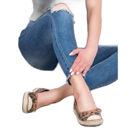 GUAPISSIMA Skvrnité balerínky hnědý 2