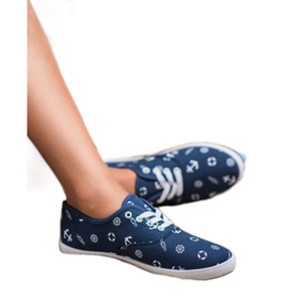 Námořnické tenisky VICES modrý 1