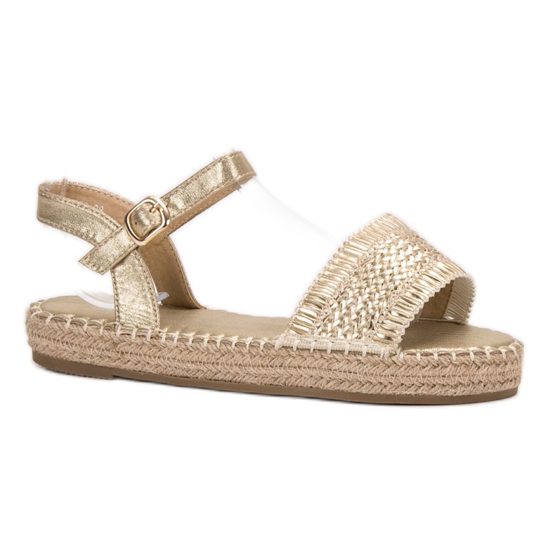 Small Swan Zlaté espadrilky zlatý 1