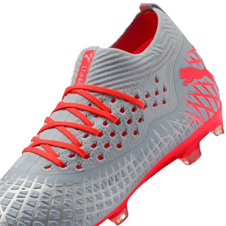 Kopačky Puma Future 4.2 Netfit Fg / Ag M 105611-01 vícebarevný šedá 1