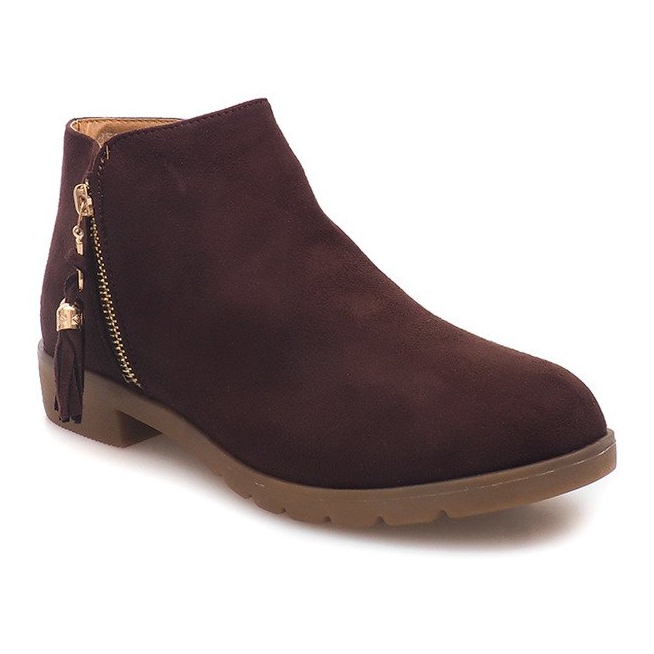 Semišové kozačky Jodhpur 8565 Brown hnědý 2