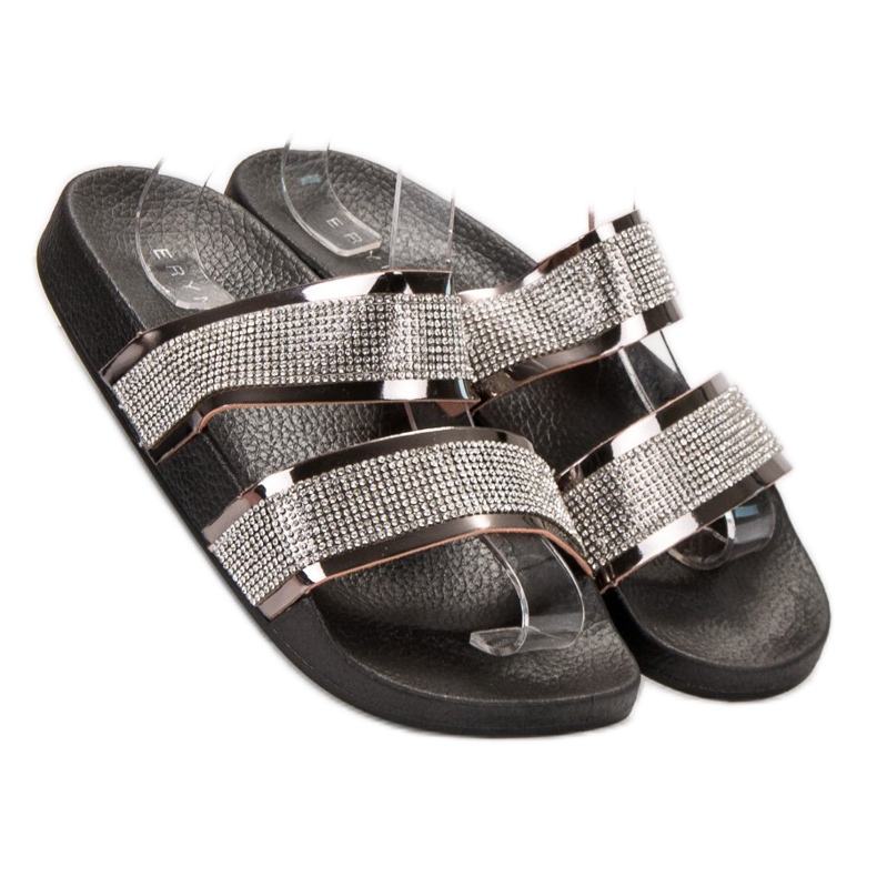 Erynn Černé pantofle černý 1