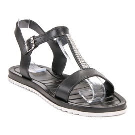 SHELOVET Gumové sandály černý 1