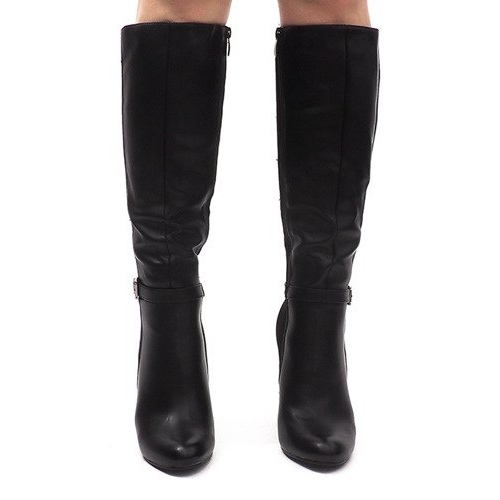 Boty na vysokém podpatku 8022 Black černá 2