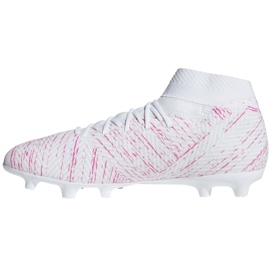 Kopačky Adidas Nemeziz 18.3 Fg M BB9436 bílý bílý 2