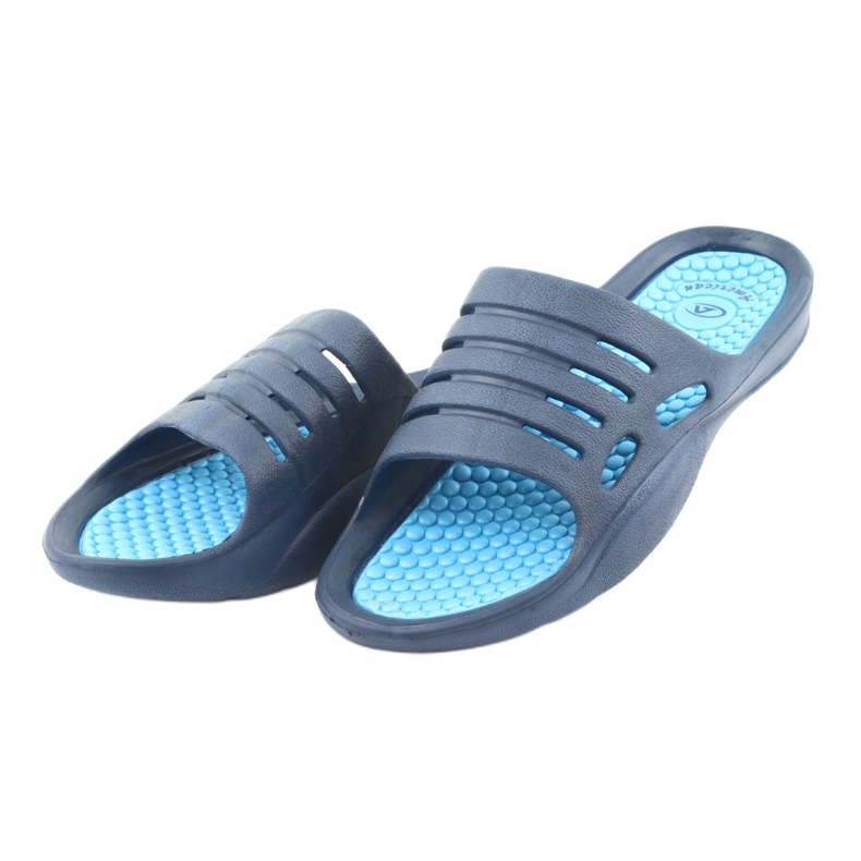 Modré pěnové pantofle American Club do vody námořnická modrá 3