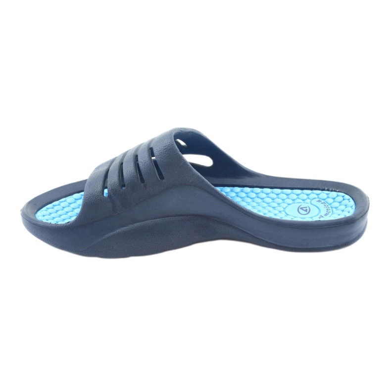 Modré pěnové pantofle American Club do vody námořnická modrá 2