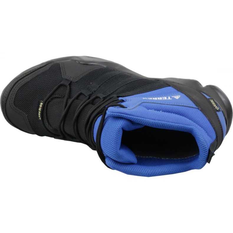 Boty adidas Terrex AX2R Mid Gtx M AC8035 černý modrý 2