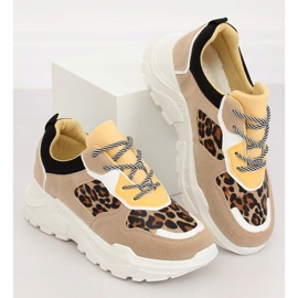 Béžová sportovní obuv LV88P Leopard béžový 1