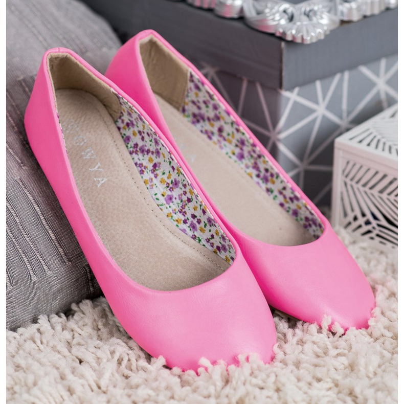 SHELOVET Neformální baletky růžový 2