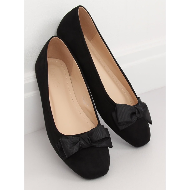 Černé dámské balerínky 3173 Black černý 1