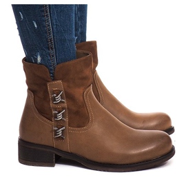 Teplé boty 4417 Camel hnědý 1