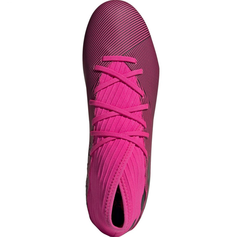 Kopačky adidas Nemeziz 19.3 Fg M F34388 růžové růžový černý 2