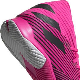Kopačky adidas Nemeziz 19.3 In M F34411 růžové černá šedá 4
