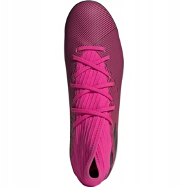 Kopačky adidas Nemeziz 19.3 Tf M F34426 růžové růžový černý 2