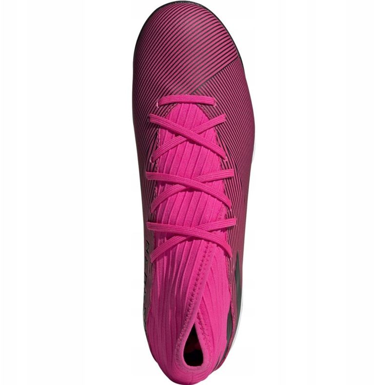 Kopačky adidas Nemeziz 19.3 Tf M F34426 růžové růžový černý 2