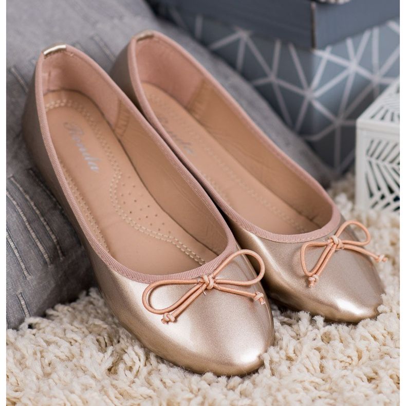 Renda Baletka s mašlí žluť 1