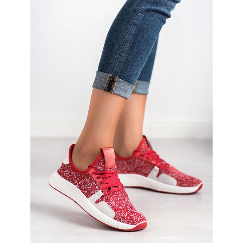 SHELOVET Nazouvací sportovní obuv červené 2 SHELOVET Nazouvací sportovní obuv červené 2