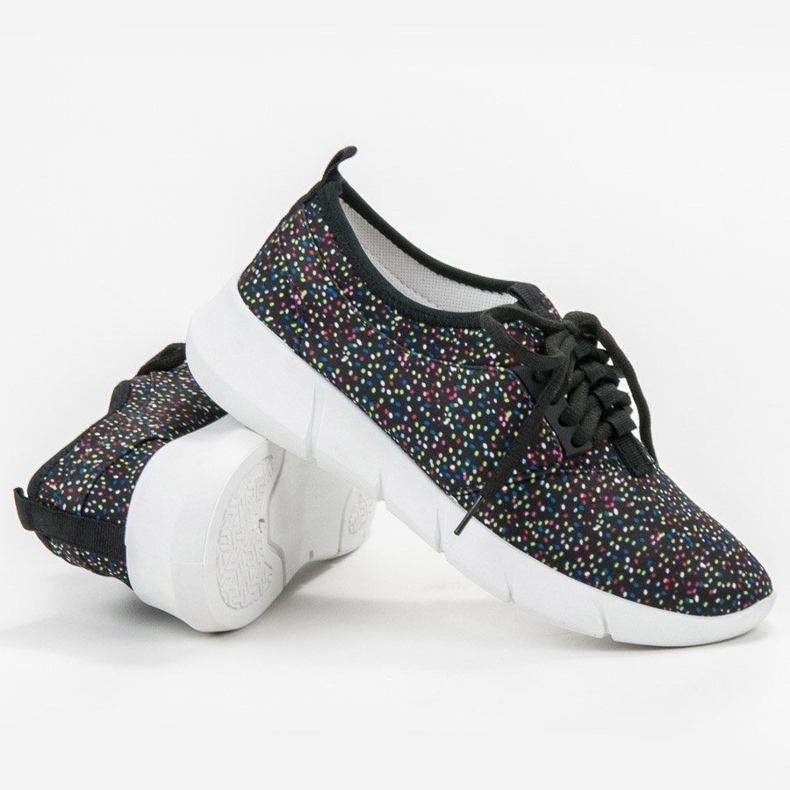 Bona Sportovní obuv s puntíky černá 1