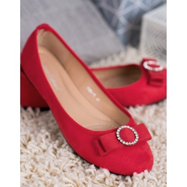 Comer Červené balerínky červený 2