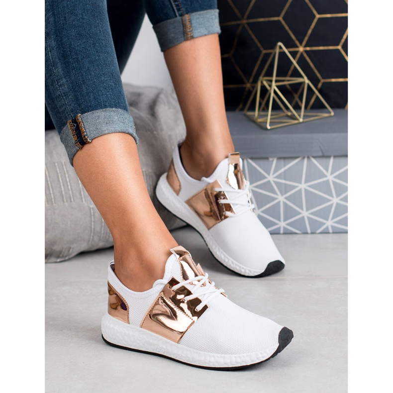 SHELOVET Módní sportovní obuv bílý 1