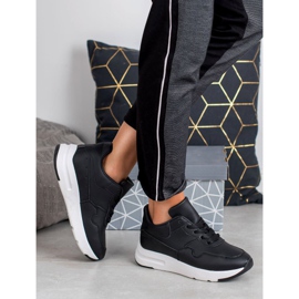 SHELOVET Černé tenisky černý 2