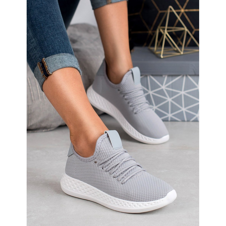 SHELOVET Šedé sportovní boty šedá 1