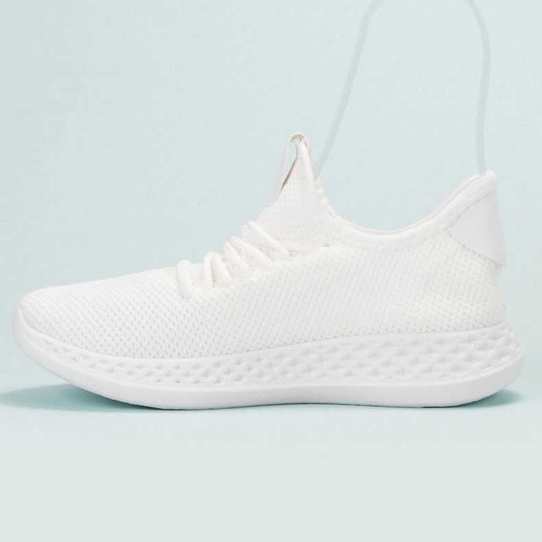 SHELOVET Bílé sportovní boty bílý 1