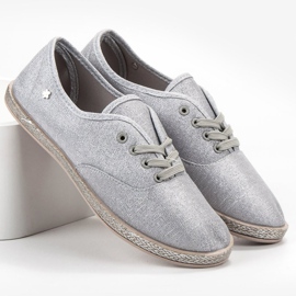 Balada Lehké espadrilky šedá 3