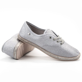 Balada Lehké espadrilky šedá 4