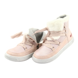 Práškové růžové kozačky Big Star 374080 růžový žlutá 4 Práškové růžové kozačky Big Star 374080 růžový žlutá 4