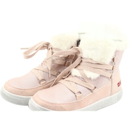 Práškové růžové kozačky Big Star 374080 růžový žlutá 5 Práškové růžové kozačky Big Star 374080 růžový žlutá 5