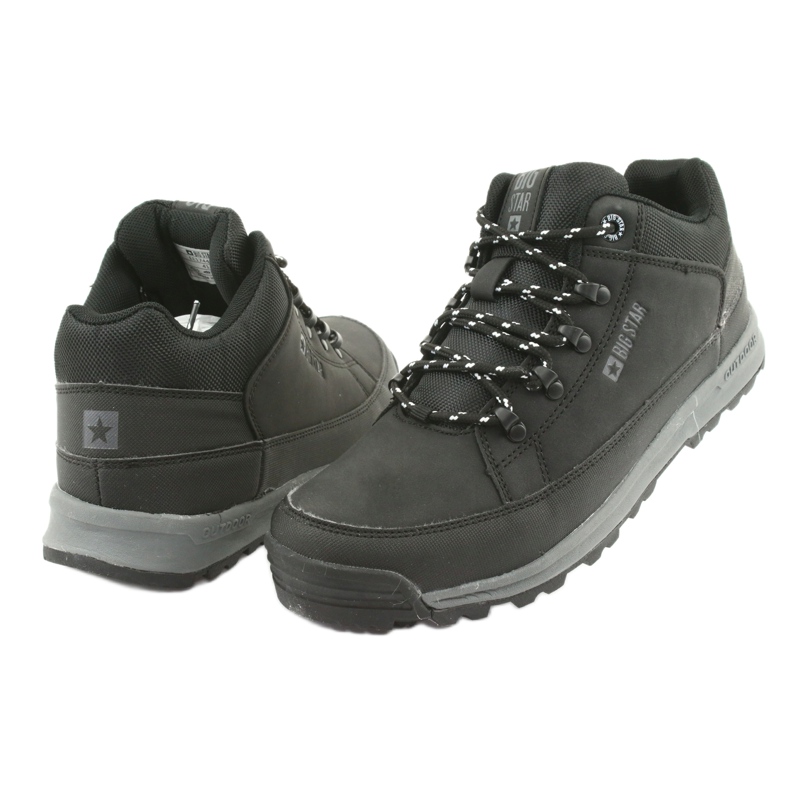 Černý sportovní trekking Big Star 174465 4